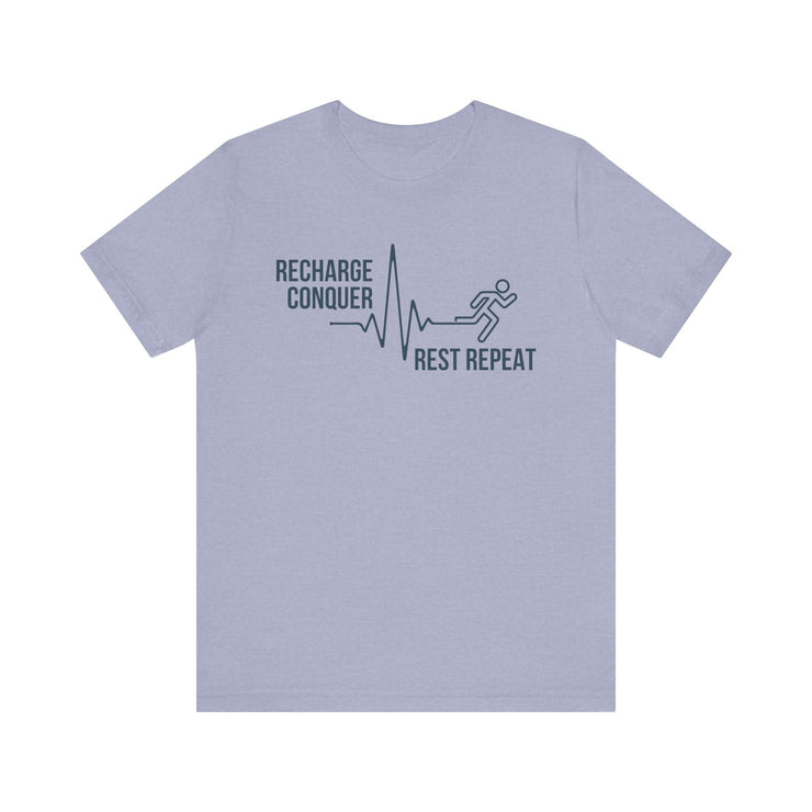 Conquer cycle Unisex Jersey Tee - Relaxed & Refined