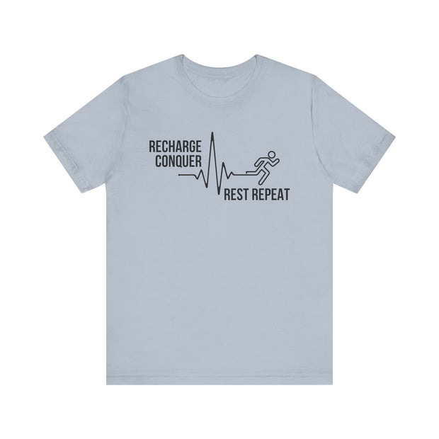 Conquer cycle Unisex Jersey Tee - Relaxed & Refined