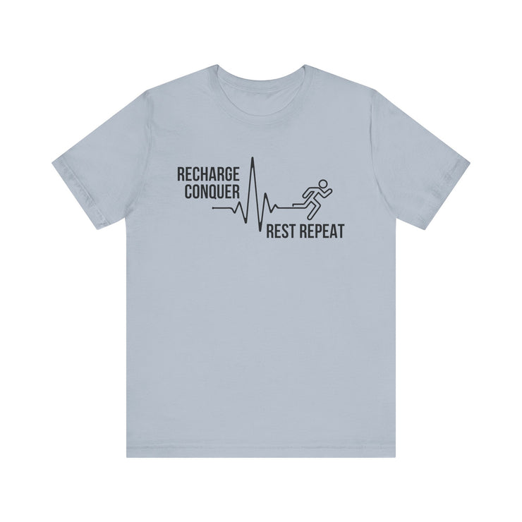 Conquer cycle Unisex Jersey Tee - Relaxed & Refined