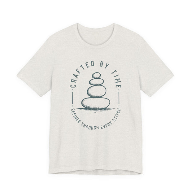Crafted By Time Unisex Jersey Tee - Relaxed & Refined