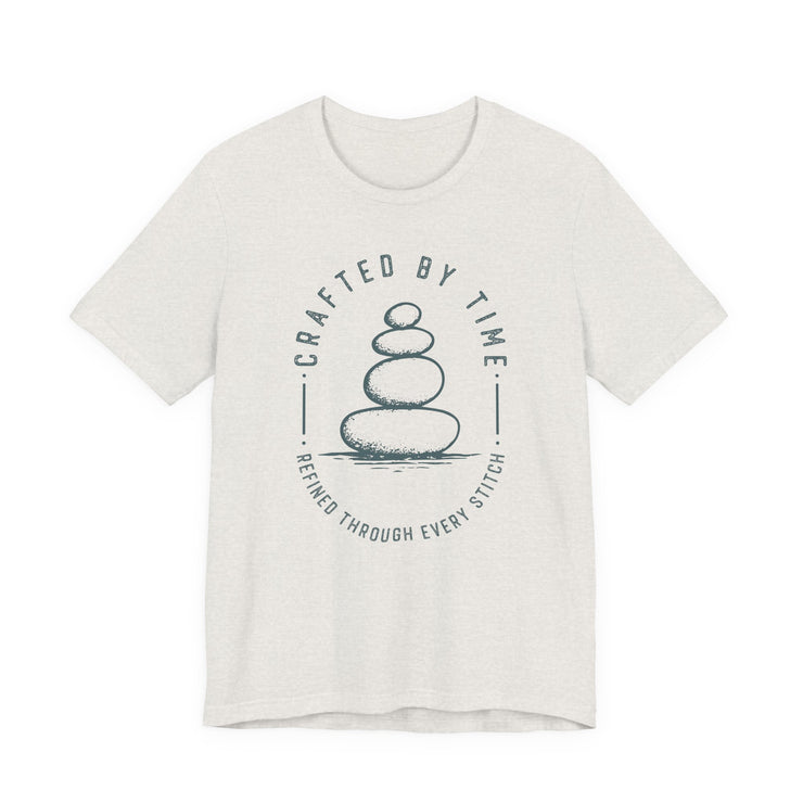 Crafted By Time Unisex Jersey Tee - Relaxed & Refined