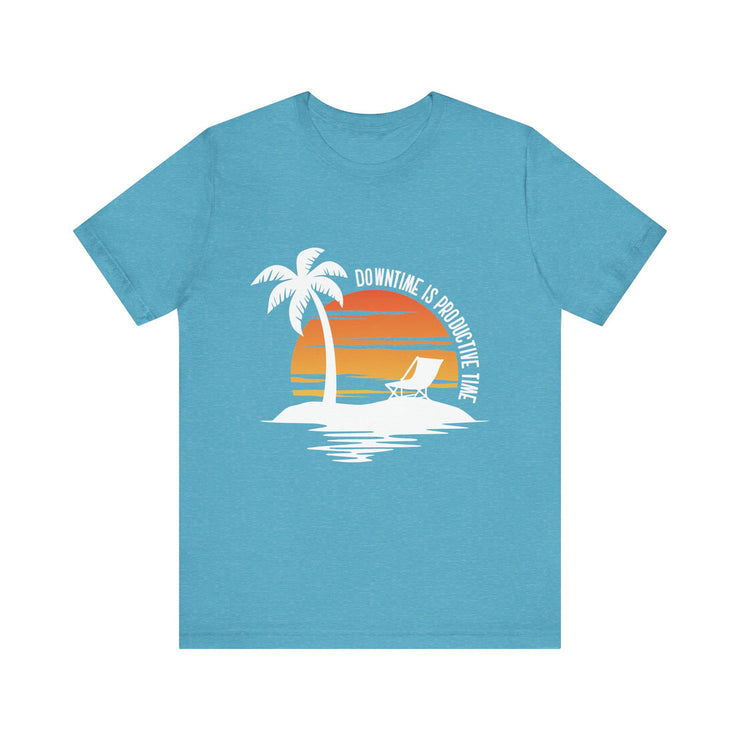 Beach Downtime Unisex Jersey Tee - Relaxed & Refined
