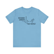 Conquer cycle Unisex Jersey Tee - Relaxed & Refined