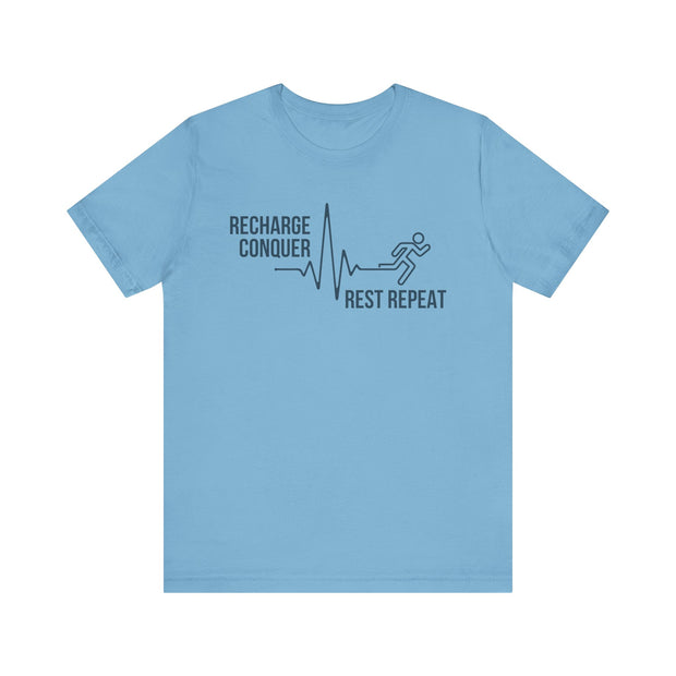 Conquer cycle Unisex Jersey Tee - Relaxed & Refined
