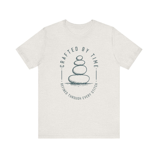 Crafted By Time Unisex Jersey Tee - Relaxed & Refined