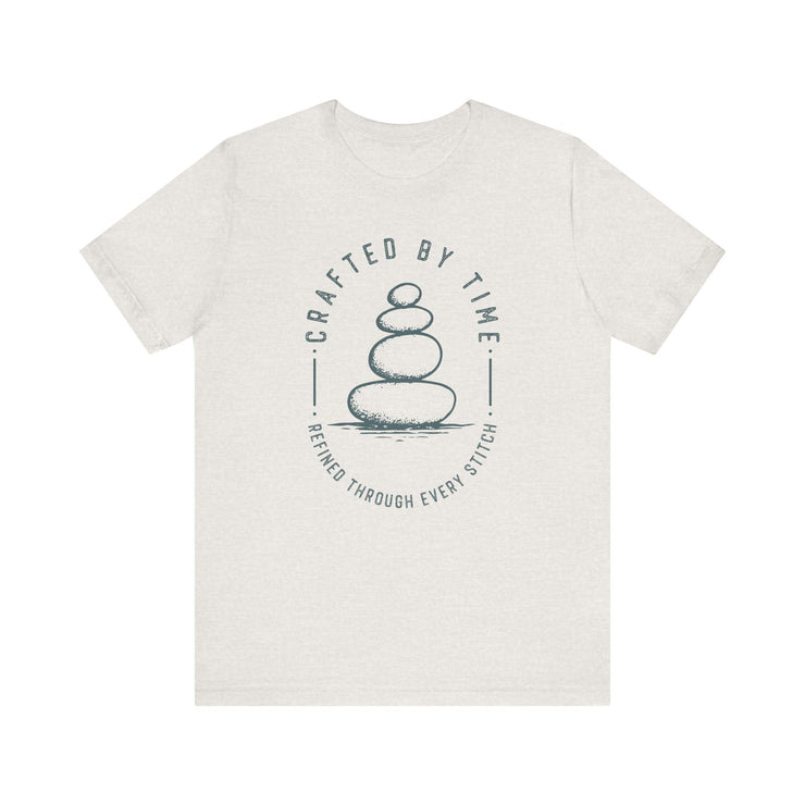 Crafted By Time Unisex Jersey Tee - Relaxed & Refined