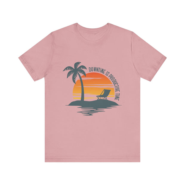 Beach Downtime Unisex Jersey Tee - Relaxed & Refined