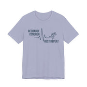 Conquer cycle Unisex Jersey Tee - Relaxed & Refined
