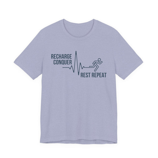 Conquer cycle Unisex Jersey Tee - Relaxed & Refined