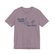 Conquer cycle Unisex Jersey Tee - Relaxed & Refined