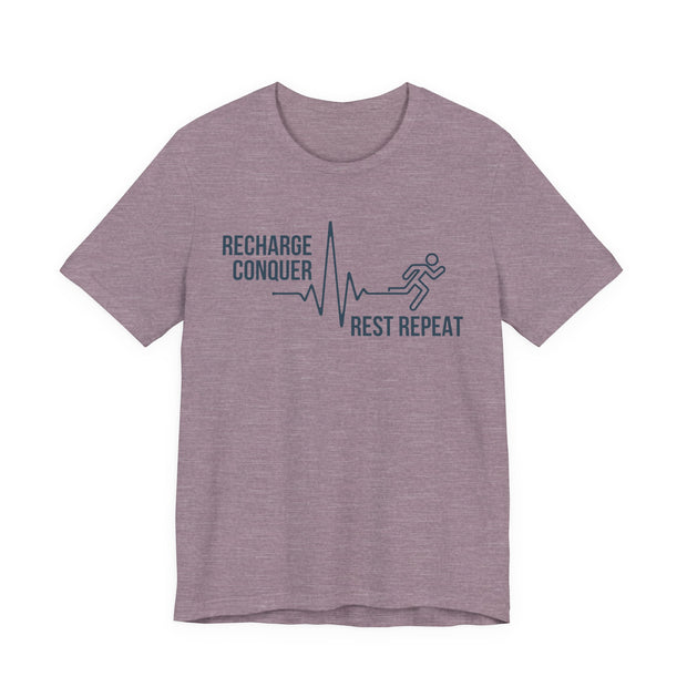 Conquer cycle Unisex Jersey Tee - Relaxed & Refined