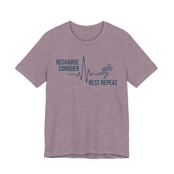 Conquer cycle Unisex Jersey Tee - Relaxed & Refined