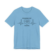 Recharging Essential Unisex Jersey Tee - Relaxed & Refined