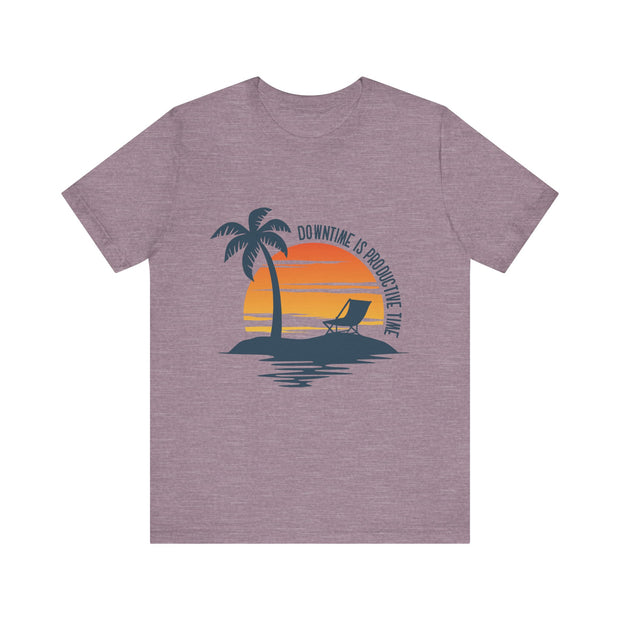 Beach Downtime Unisex Jersey Tee - Relaxed & Refined
