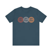 Power Circles chain Unisex Jersey Tee - Relaxed & Refined