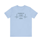 Recharging Essential Unisex Jersey Tee - Relaxed & Refined