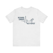 Conquer cycle Unisex Jersey Tee - Relaxed & Refined