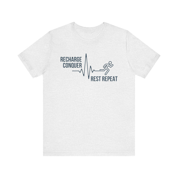 Conquer cycle Unisex Jersey Tee - Relaxed & Refined