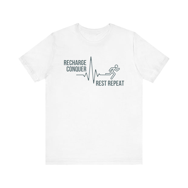Conquer cycle Unisex Jersey Tee - Relaxed & Refined
