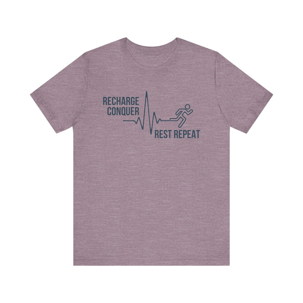 Conquer cycle Unisex Jersey Tee - Relaxed & Refined