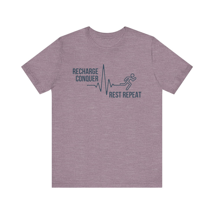 Conquer cycle Unisex Jersey Tee - Relaxed & Refined