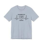 Recharging Essential Unisex Jersey Tee - Relaxed & Refined