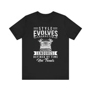 Style Evolves Character Endures  Unisex Jersey Tee - Relaxed & Refined