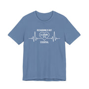Recharging Essential Unisex Jersey Tee - Relaxed & Refined