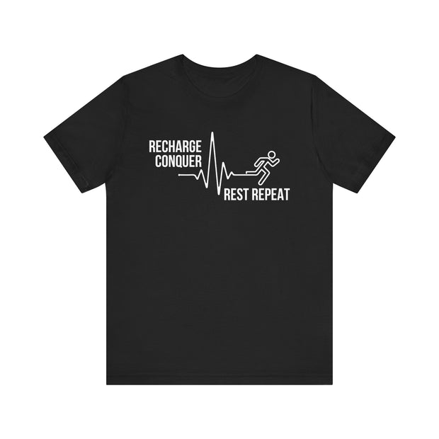 Conquer cycle Unisex Jersey Tee - Relaxed & Refined