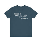 Conquer cycle Unisex Jersey Tee - Relaxed & Refined
