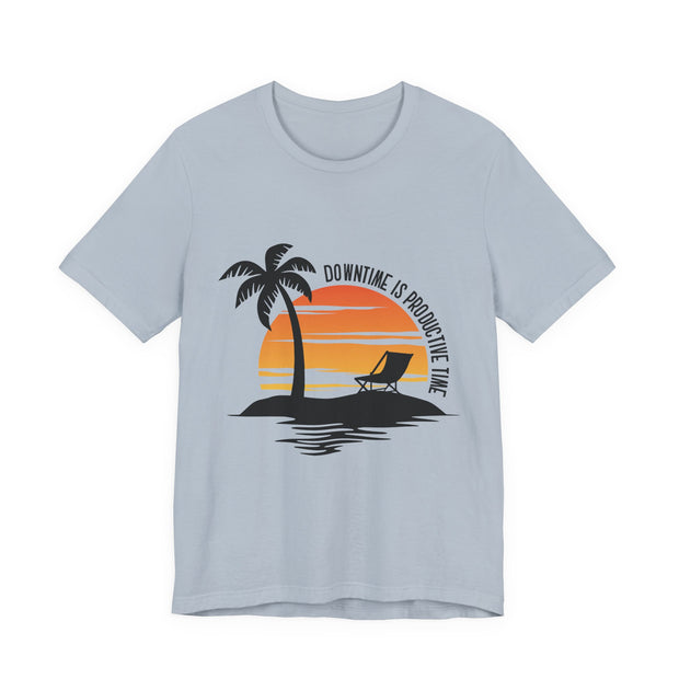 Beach Downtime Unisex Jersey Tee - Relaxed & Refined