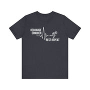 Conquer cycle Unisex Jersey Tee - Relaxed & Refined