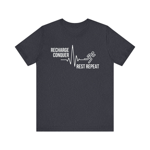 Conquer cycle Unisex Jersey Tee - Relaxed & Refined