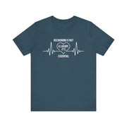 Recharging Essential Unisex Jersey Tee - Relaxed & Refined