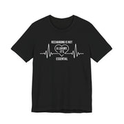 Recharging Essential Unisex Jersey Tee - Relaxed & Refined