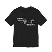 Conquer cycle Unisex Jersey Tee - Relaxed & Refined