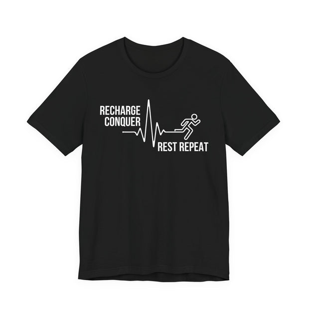 Conquer cycle Unisex Jersey Tee - Relaxed & Refined
