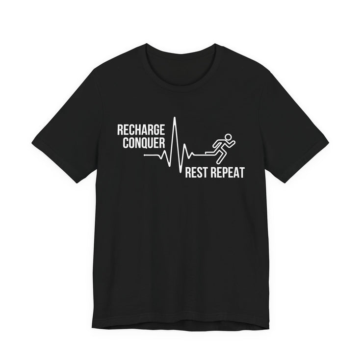 Conquer cycle Unisex Jersey Tee - Relaxed & Refined
