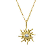Clouds Lead The Sun In Summer, Fresh And Simple Fashion Pendant Necklace For Women, Light Luxury Niche High-end Sense Sterling Silver Collarbone Chain