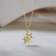 Clouds Lead The Sun In Summer, Fresh And Simple Fashion Pendant Necklace For Women, Light Luxury Niche High-end Sense Sterling Silver Collarbone Chain